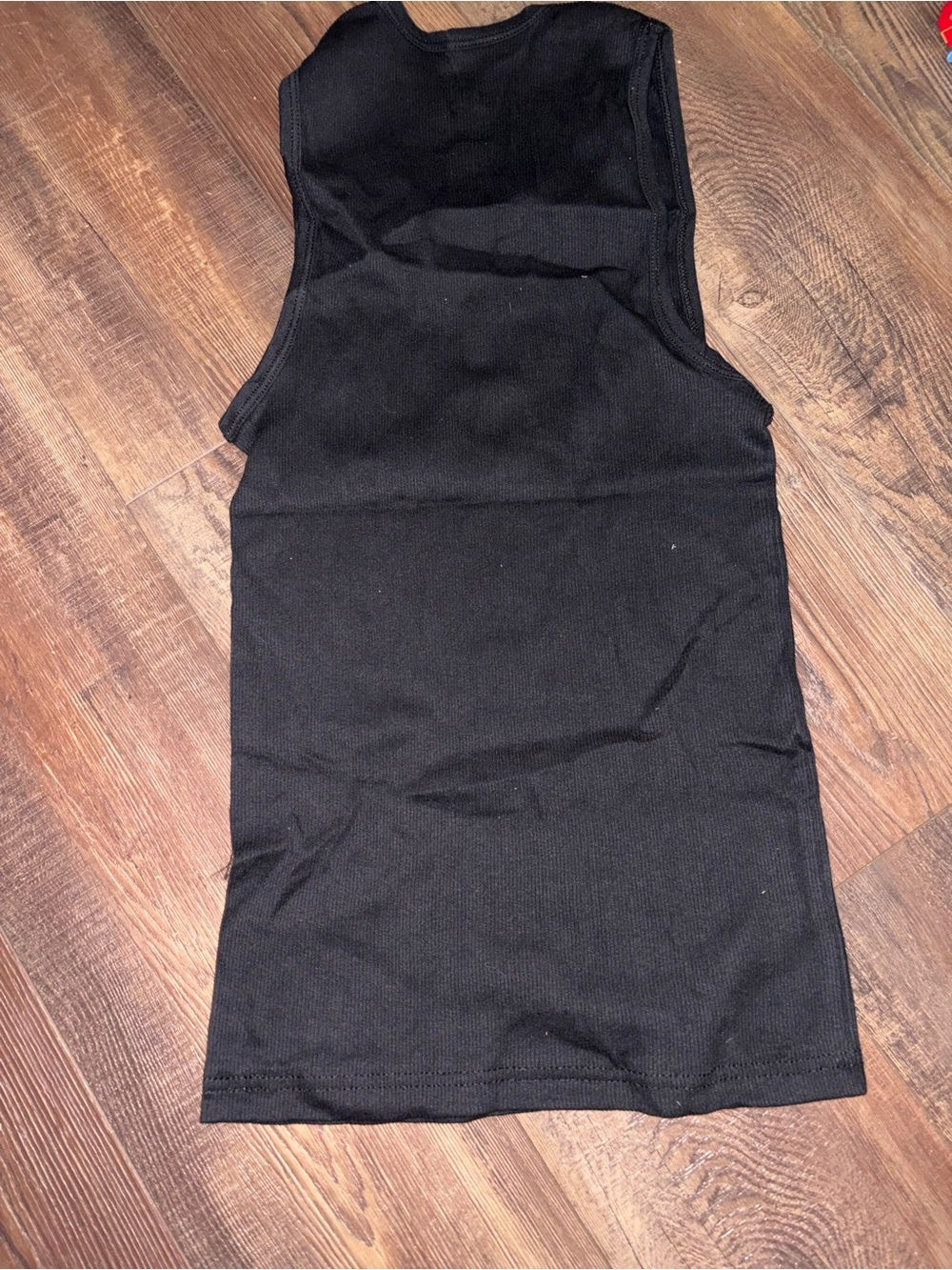 Levi’s Men’s Black Ribbed Tank Tops Sleeveless Undershirts Size Large 5 Pack - Picture 3 of 6